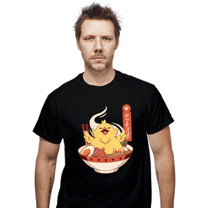 Shirts T-Shirts, Unisex / Small / Black Fat Chocobo Ramen