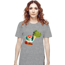 Load image into Gallery viewer, Shirts T-Shirts, Unisex / Small / Sports Grey The Very Hungry Dinosaur
