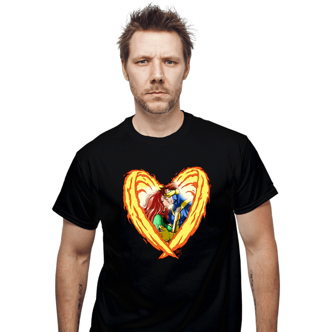 Daily_Deal_Shirts T-Shirts, Unisex / Small / Black Burning Love