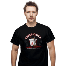 Load image into Gallery viewer, Secret_Shirts T-Shirts, Unisex / Small / Black Santa Carla Chinese
