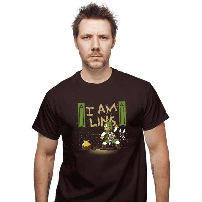 Shirts T-Shirts, Unisex / Small / Dark Chocolate I Am Link