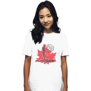 Shirts T-Shirts, Unisex / Small / White Canada's Ass