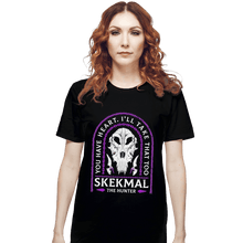 Load image into Gallery viewer, Shirts T-Shirts, Unisex / Small / Black Skekmal The Hunter
