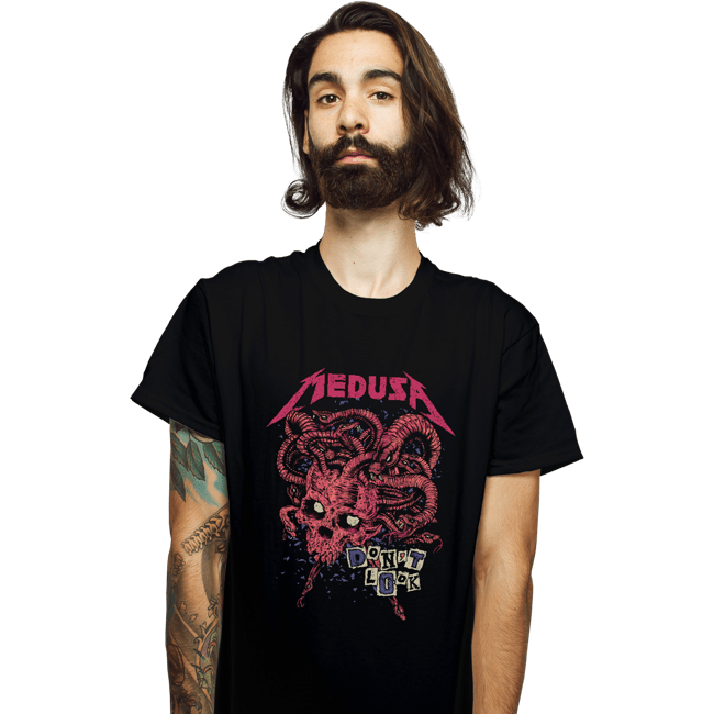 Shirts T-Shirts, Unisex / Small / Black Medusa