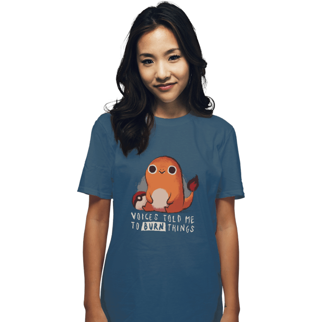 Shirts T-Shirts, Unisex / Small / Indigo Blue Firestarter