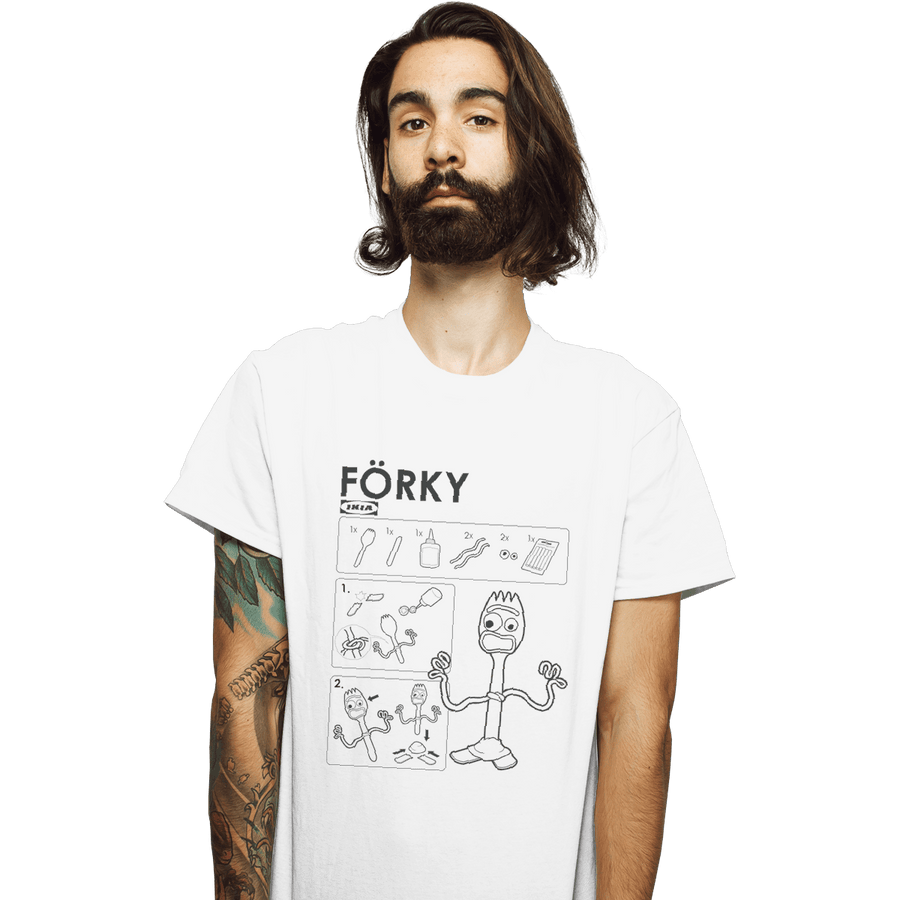 Shirts T-Shirts, Unisex / Small / White Toy Manual