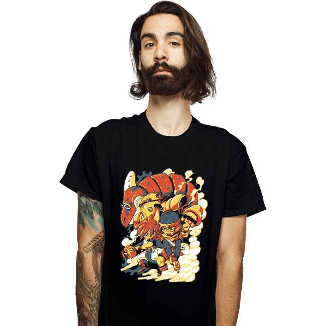Daily_Deal_Shirts T-Shirts, Unisex / Small / Black Chrono Heroes