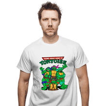 Load image into Gallery viewer, Secret_Shirts T-Shirts, Unisex / Small / White Kung Fu Tortoise
