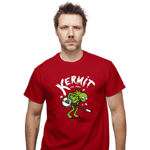 Shirts T-Shirts, Unisex / Small / Red Banjoist Frog