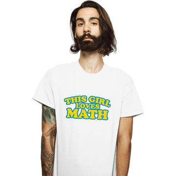 Secret_Shirts T-Shirts, Unisex / Small / White Girl Loves Math