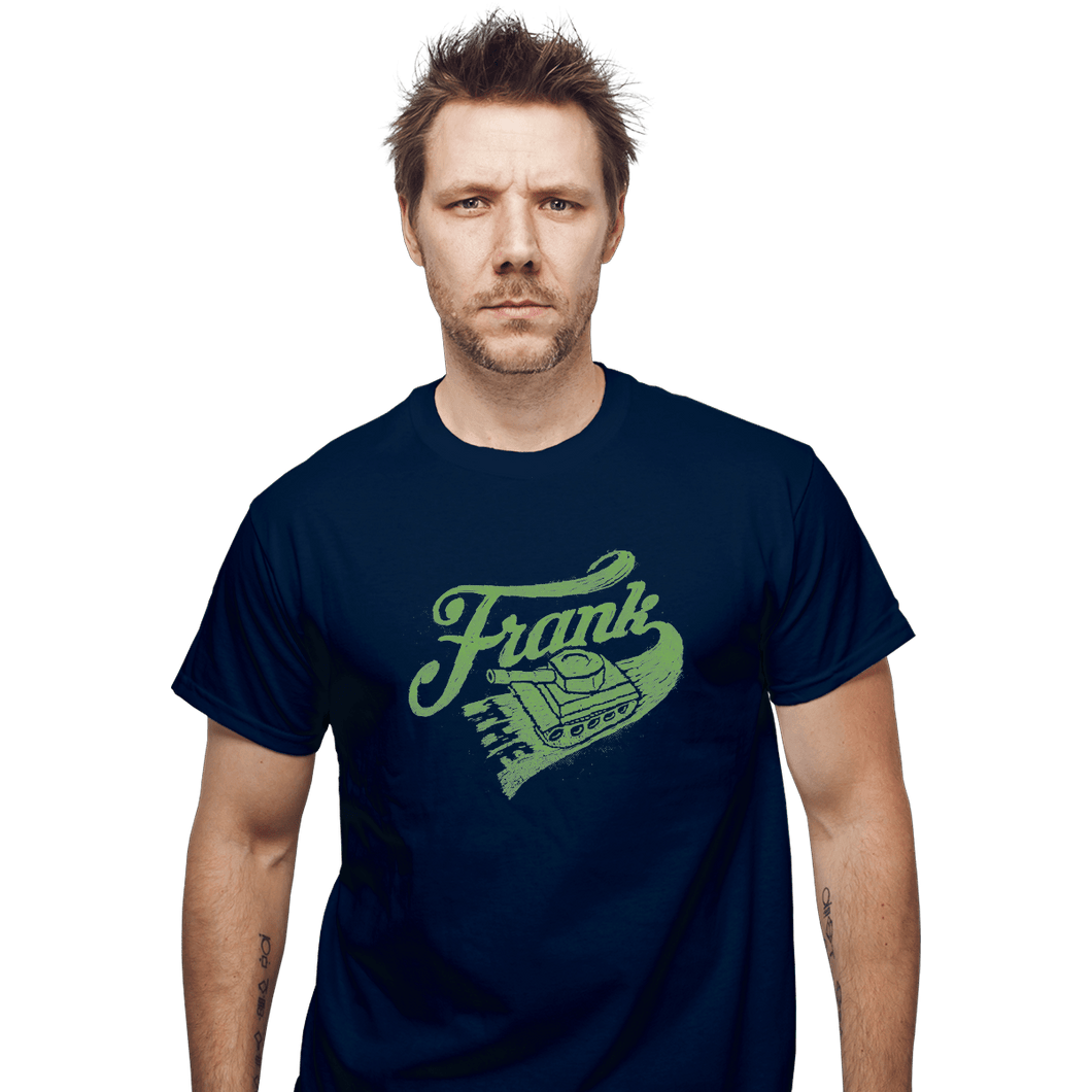 Shirts T-Shirts, Unisex / Small / Navy Frank the Tank