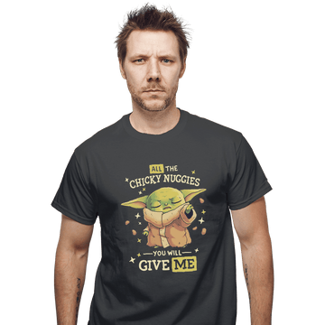 Shirts T-Shirts, Unisex / Small / Charcoal Baby Force