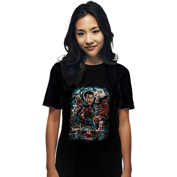 Daily_Deal_Shirts T-Shirts, Unisex / Small / Black Kicking The Devil