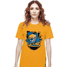 Load image into Gallery viewer, Daily_Deal_Shirts T-Shirts, Unisex / Small / Gold Chainsaw Denji
