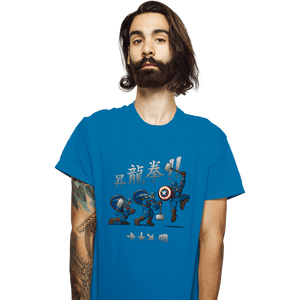 Secret_Shirts T-Shirts, Unisex / Small / Sapphire Captain Shoryuken
