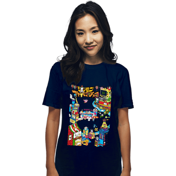 Shirts T-Shirts, Unisex / Small / Navy Digital Friends