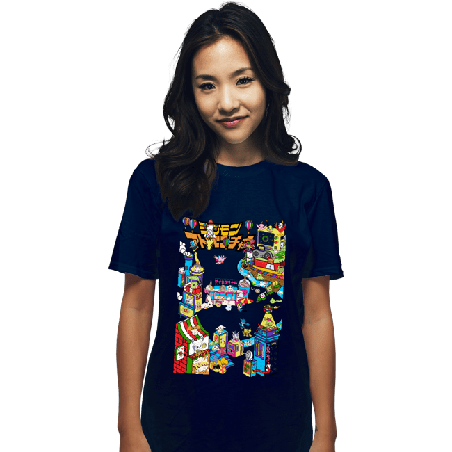 Shirts T-Shirts, Unisex / Small / Navy Digital Friends
