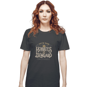 Shirts T-Shirts, Unisex / Small / Charcoal Taking The Hobbits To Isengard