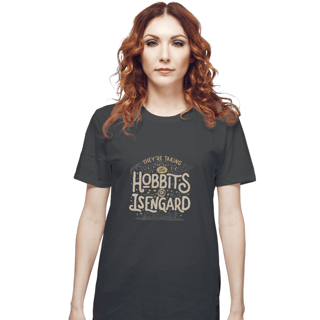 Shirts T-Shirts, Unisex / Small / Charcoal Taking The Hobbits To Isengard