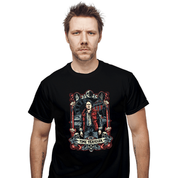 Daily_Deal_Shirts T-Shirts, Unisex / Small / Black The Time Traveller
