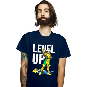 Daily_Deal_Shirts T-Shirts, Unisex / Small / Navy Rogue Level Up