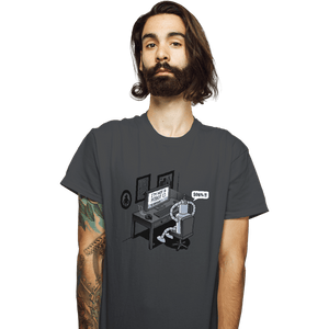Secret_Shirts T-Shirts, Unisex / Small / Charcoal Robot's Problem