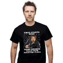 Load image into Gallery viewer, Shirts T-Shirts, Unisex / Small / Black Hans Gruber Ugly Sweater
