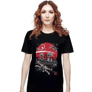 Shirts T-Shirts, Unisex / Small / Black Battle on the beach