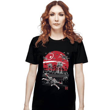 Shirts T-Shirts, Unisex / Small / Black Battle on the beach