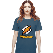 Load image into Gallery viewer, Secret_Shirts T-Shirts, Unisex / Small / Indigo Blue Winamp XP
