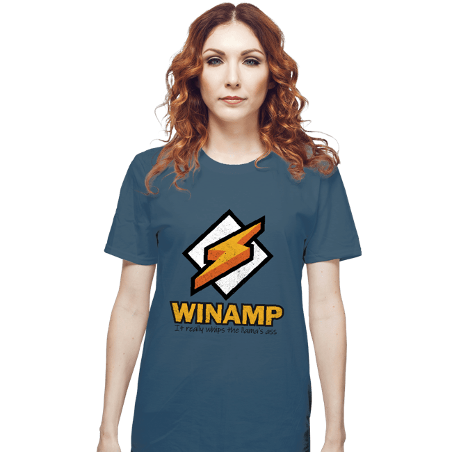 Secret_Shirts T-Shirts, Unisex / Small / Indigo Blue Winamp XP