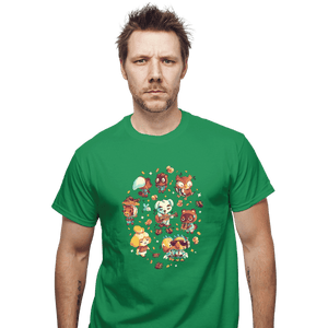 Secret_Shirts T-Shirts, Unisex / Small / Irish Green On Tarantula Island
