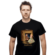 Load image into Gallery viewer, Shirts T-Shirts, Unisex / Small / Black The Girl In The Fireplace
