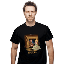 Load image into Gallery viewer, Shirts T-Shirts, Unisex / Small / Black The Girl In The Fireplace
