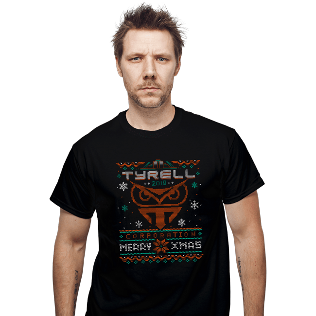 Daily_Deal_Shirts T-Shirts, Unisex / Small / Black Happy Replicant Xmas