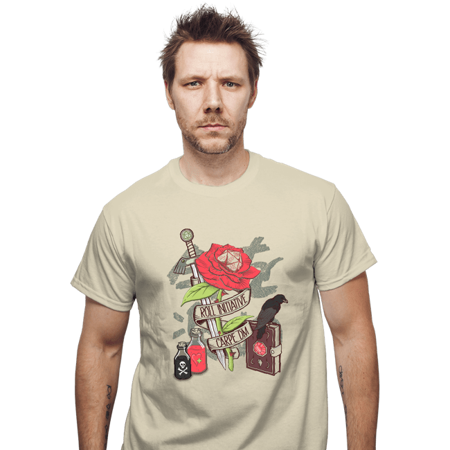 Secret_Shirts T-Shirts, Unisex / Small / Natural Roll Initiative