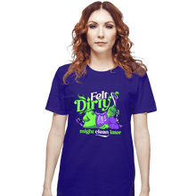 Load image into Gallery viewer, Daily_Deal_Shirts T-Shirts, Unisex / Small / Violet Might Clean Later
