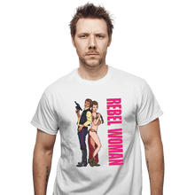 Load image into Gallery viewer, Daily_Deal_Shirts T-Shirts, Unisex / Small / White Rebel Woman
