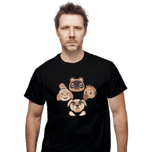 Shirts T-Shirts, Unisex / Small / Black Animal Queen