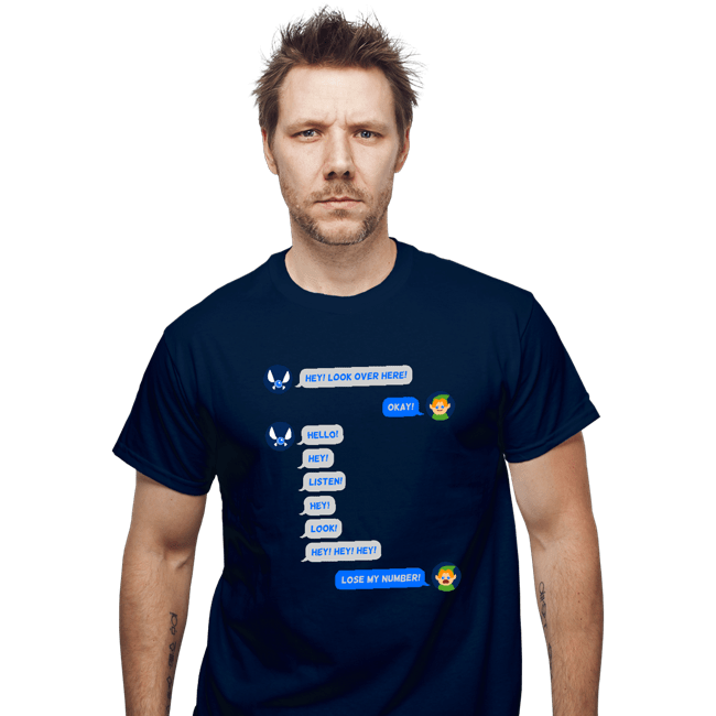 Secret_Shirts T-Shirts, Unisex / Small / Navy Fairy Texts
