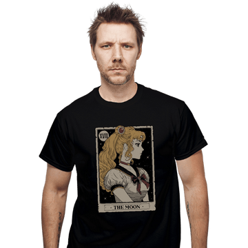Daily_Deal_Shirts T-Shirts, Unisex / Small / Black Tarot Of The Moon