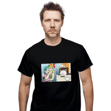 Load image into Gallery viewer, Shirts T-Shirts, Unisex / Small / Black Girl Yelling At A Cat
