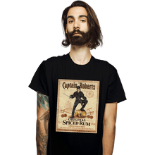 Load image into Gallery viewer, Daily_Deal_Shirts T-Shirts, Unisex / Small / Black Captain Roberts Spiced Rum
