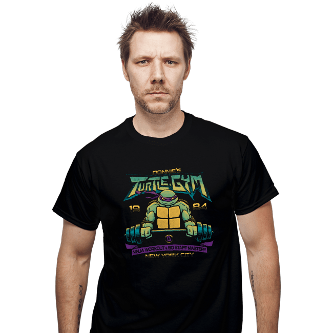 Daily_Deal_Shirts T-Shirts, Unisex / Small / Black Donnie's Turtle Gym
