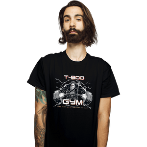 Shirts T-Shirts, Unisex / Small / Black T-800 Gym
