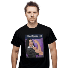 Load image into Gallery viewer, Secret_Shirts T-Shirts, Unisex / Small / Black Sparky Too!
