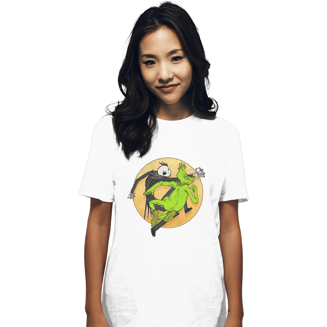 Shirts T-Shirts, Unisex / Small / White Jack VS Grinch