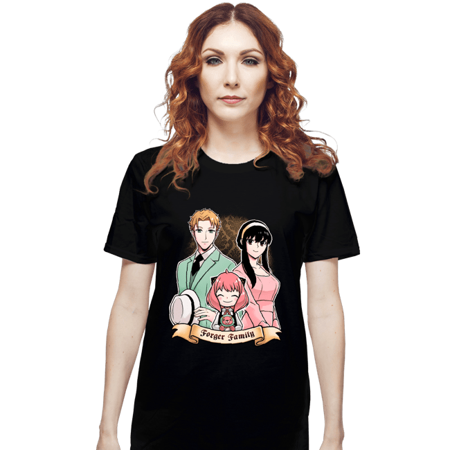 Daily_Deal_Shirts T-Shirts, Unisex / Small / Black Spy Family Portrait