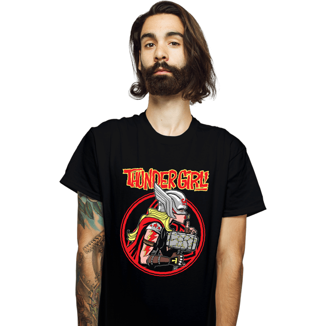 Secret_Shirts T-Shirts, Unisex / Small / Black Thundergirl