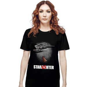 Secret_Shirts T-Shirts, Unisex / Small / Black To The Starfighter!